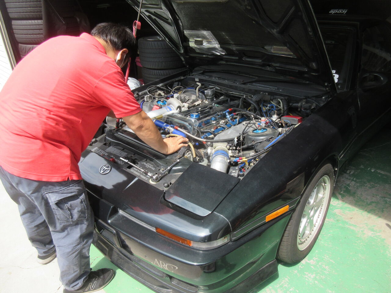 トヨタ 70スープラ ドラッグレーサー エンジン不動で入庫 : 鶴田の