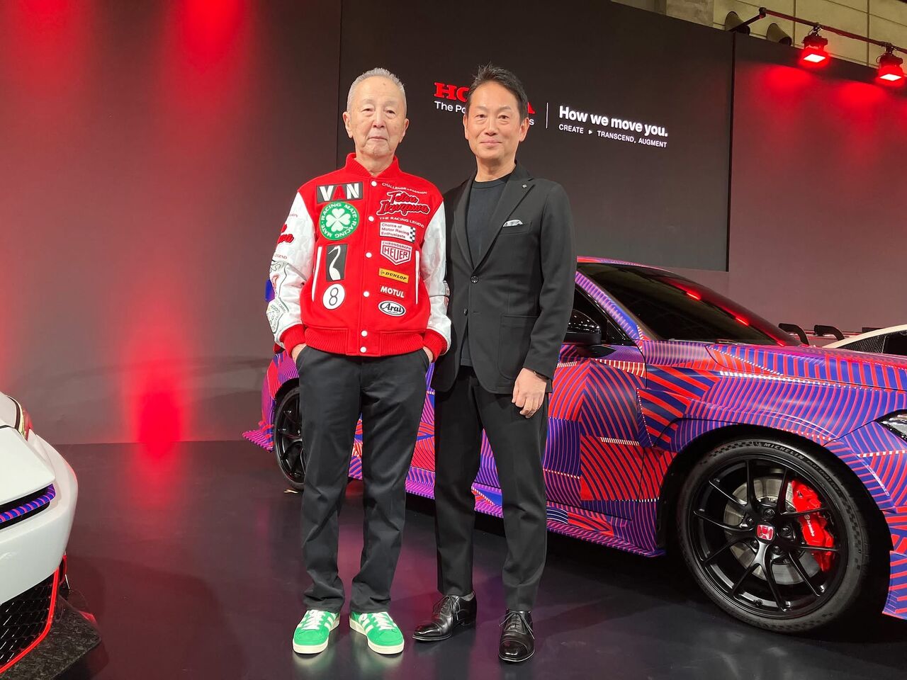 生沢徹御大将 2026年 東京オートサロンショーーで、ホンダブースに