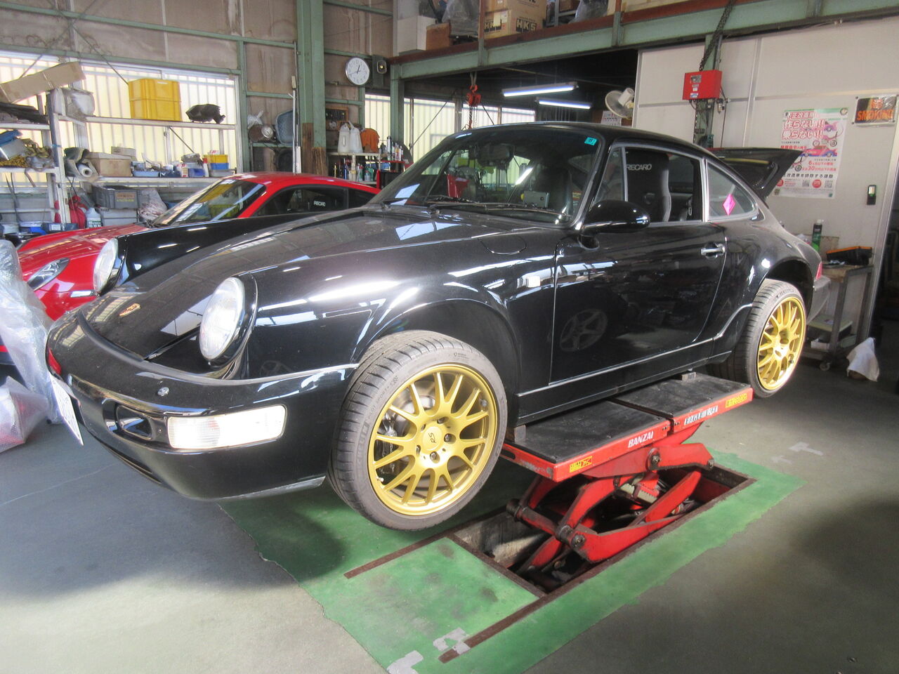ポルシェ964カレラ 5MT パワステ、ホース2本交換！ : 鶴田の部屋 