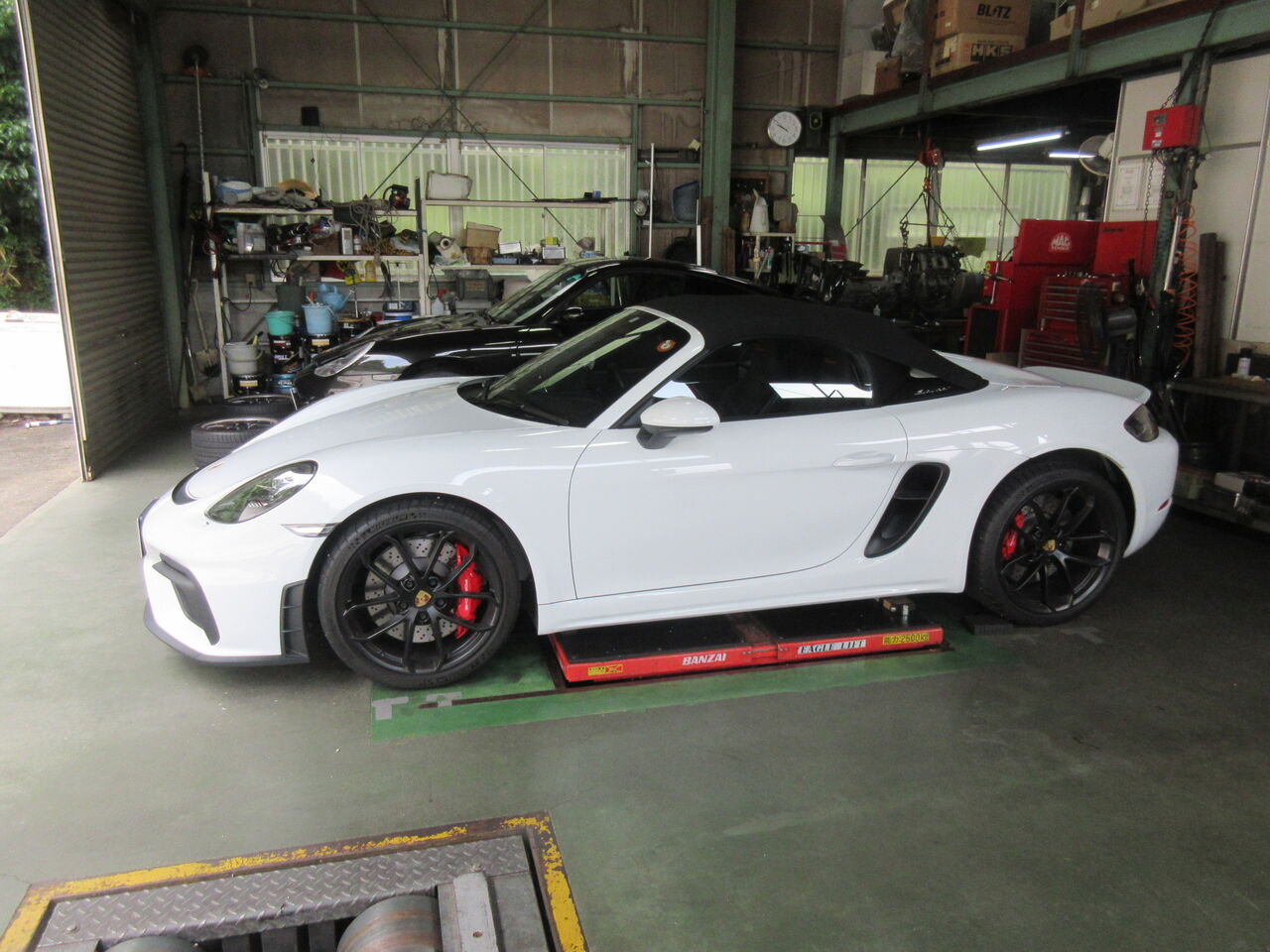 ポルシェ 718 スパイダーに、試作リンクパイプを : 鶴田の部屋ブログ