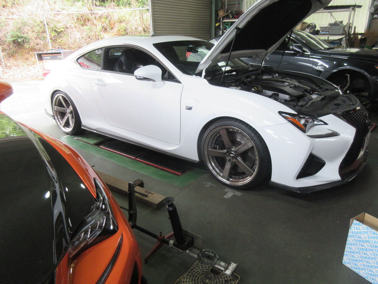 レクサス RCF サスペンションKIT組付け完成 : 鶴田の部屋ブログ