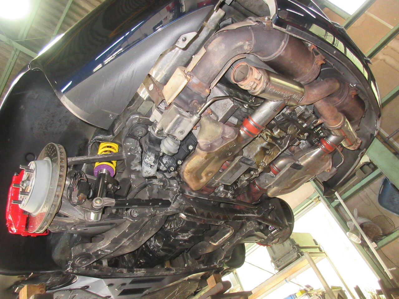 ポルシェ993ターボ アイコード製EXマフラー装着 : 鶴田の部屋ブログ
