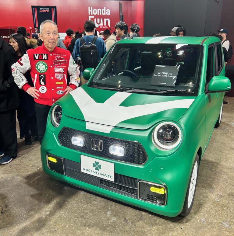 生沢徹御大将 2026年 東京オートサロンショーーで、ホンダブースに