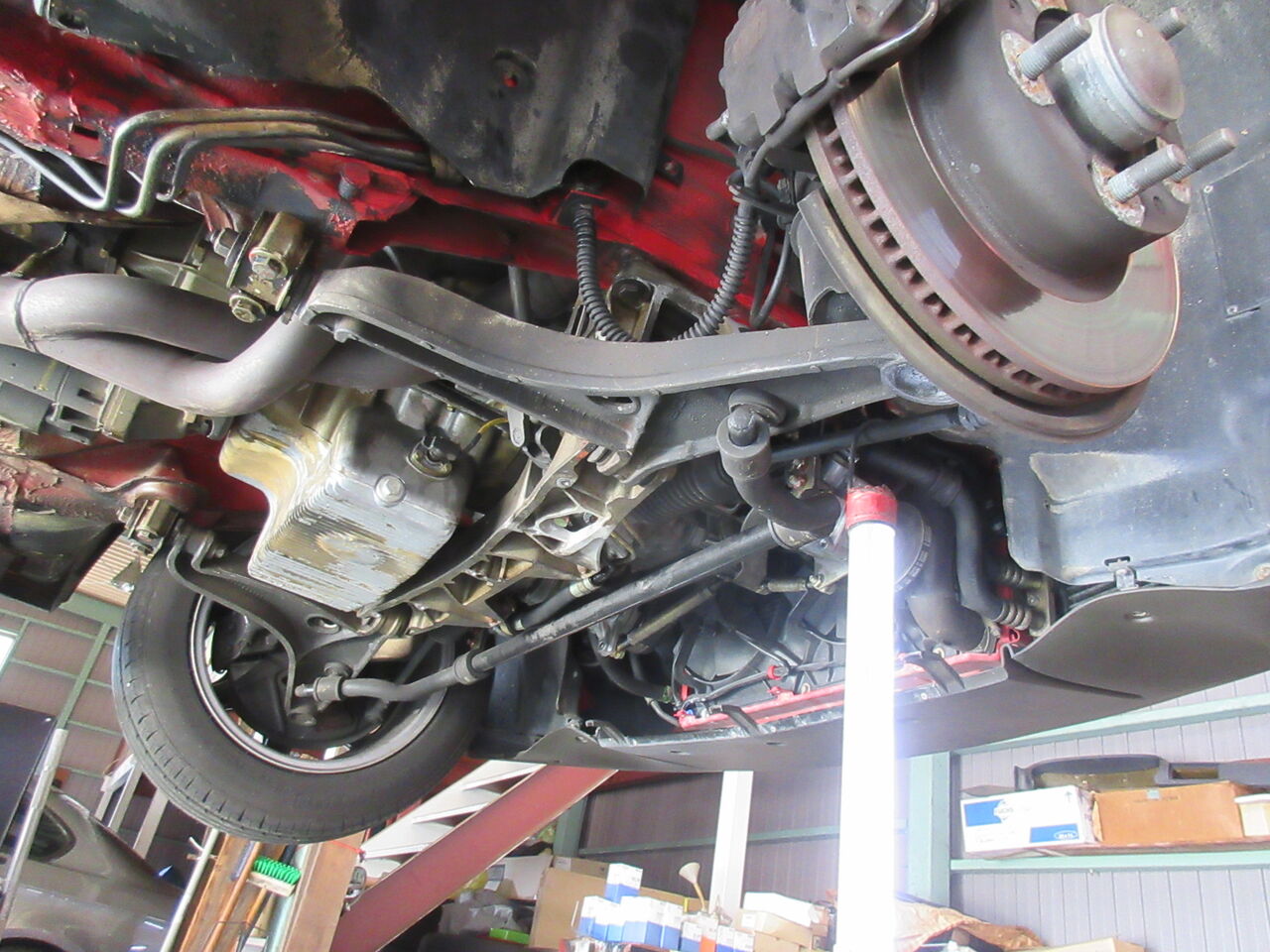 ポルシェ944 S2 オイル漏れ修理 続き : 鶴田の部屋ブログ