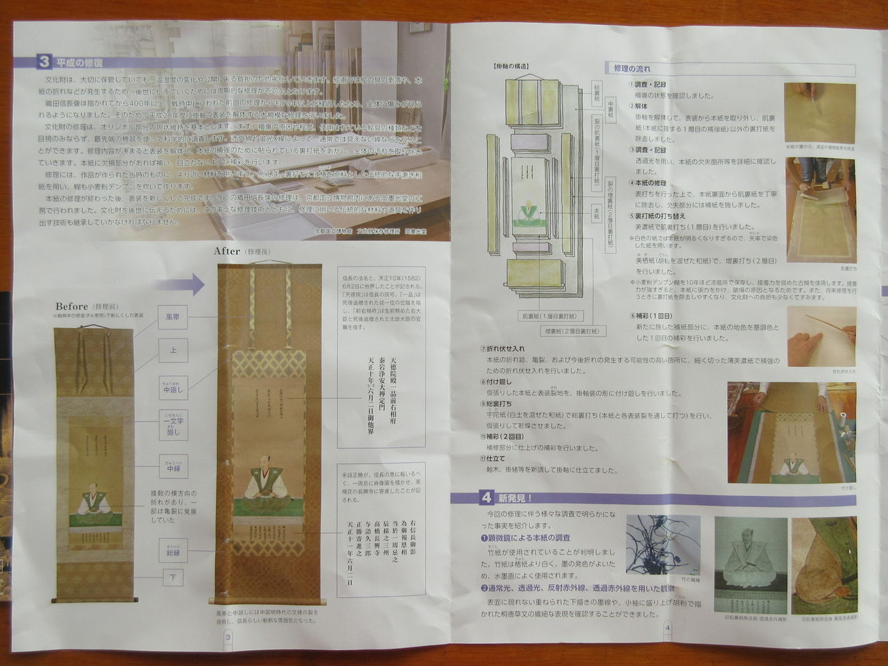 織田信長像 よみがえる修復 ２ 鶴田の部屋ブログ