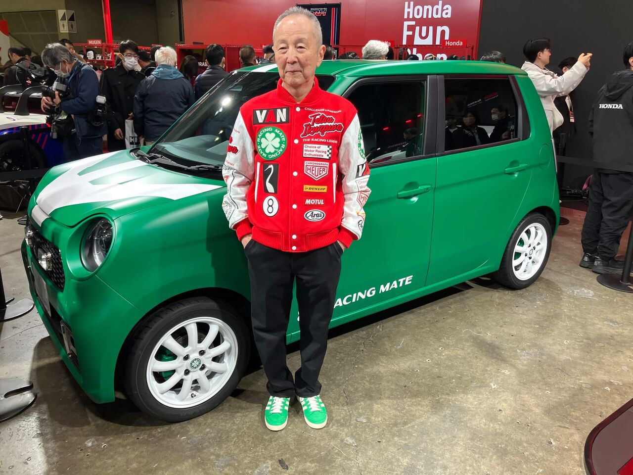 生沢徹御大将 2026年 東京オートサロンショーーで、ホンダブースに