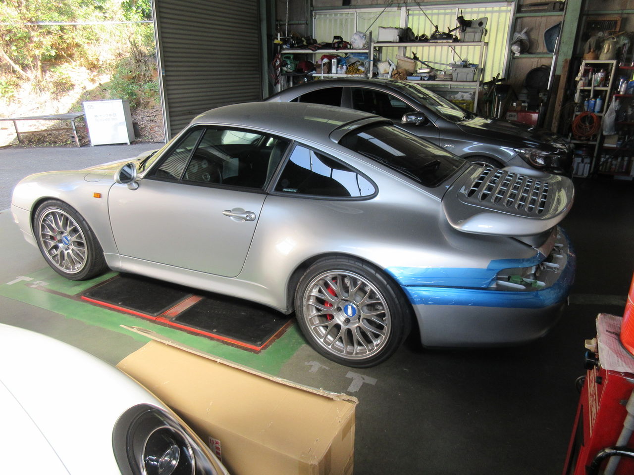 ポルシェ993ターボ 排気系修理 鶴田の部屋ブログ ポルシェ993ターボ 排気系修理 鶴田の部屋ブログ