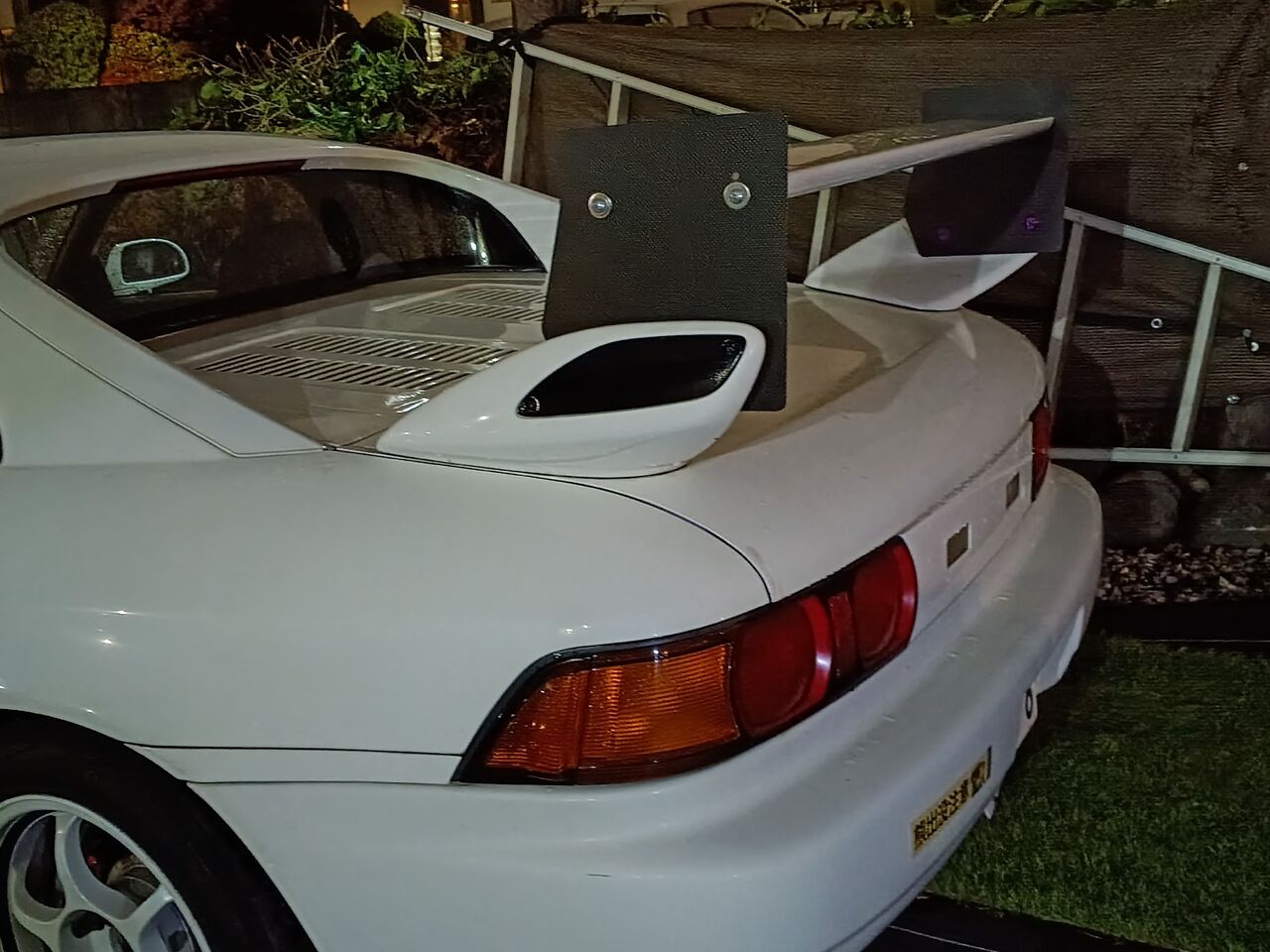 トヨタ SW20 MR2 5型用ドライカーボン製ウイングエクステェンション