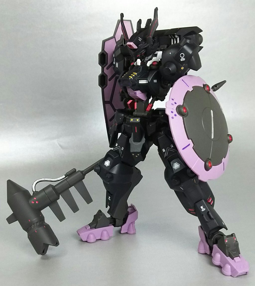 Hg ガンダムウヴァル 部分塗装編 つや消しで黒を落ち着かせした 蔦屋 つたや のプラモブログ