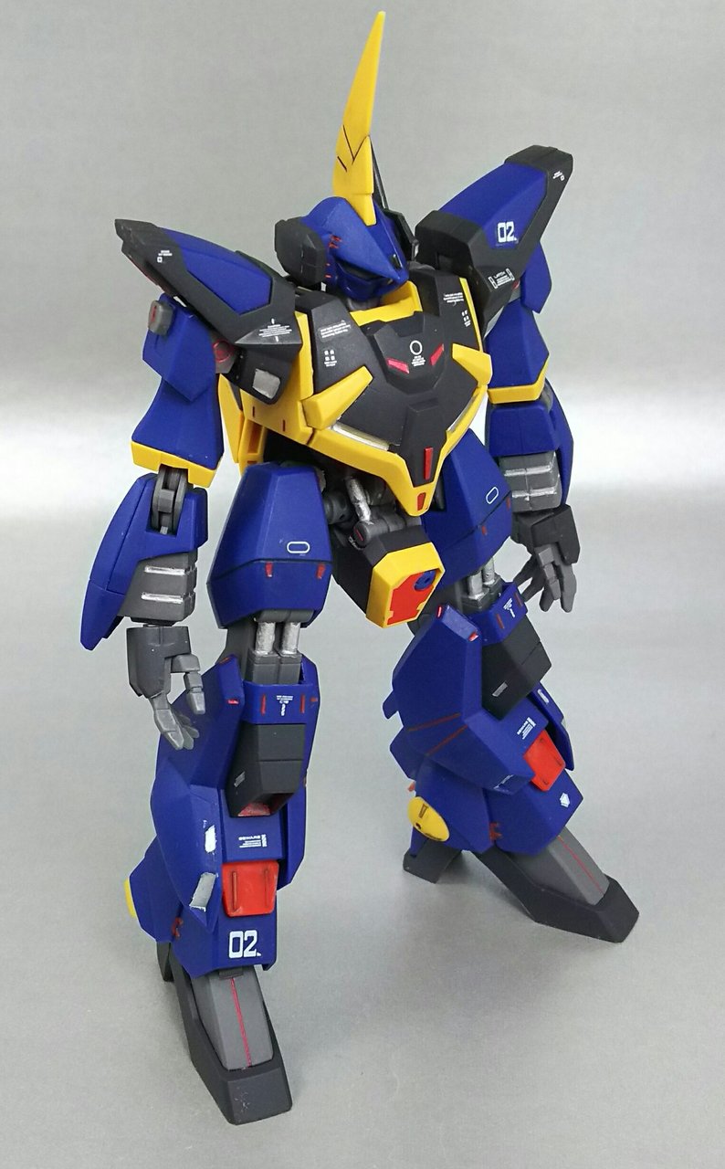 Hguc バーザム 部分塗装編 簡単に部分塗装しています 蔦屋 つたや