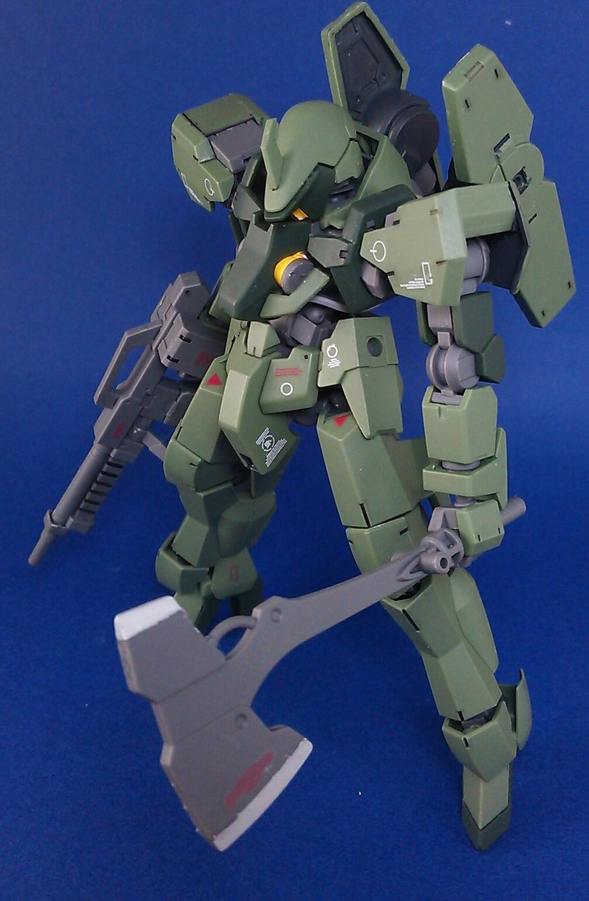 Hgグレイズ部分塗装編 ヒーローチックに寄せてみた 蔦屋 つたや のプラモブログ