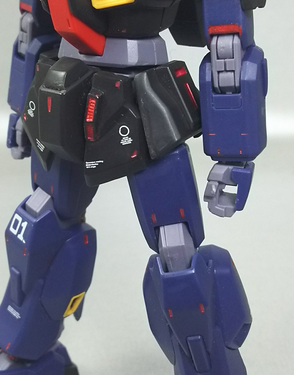 Hguc Revive ガンダムmk ティターンズ 部分塗装編 メタルレッドでスミいれしました 蔦屋 つたや のプラモブログ