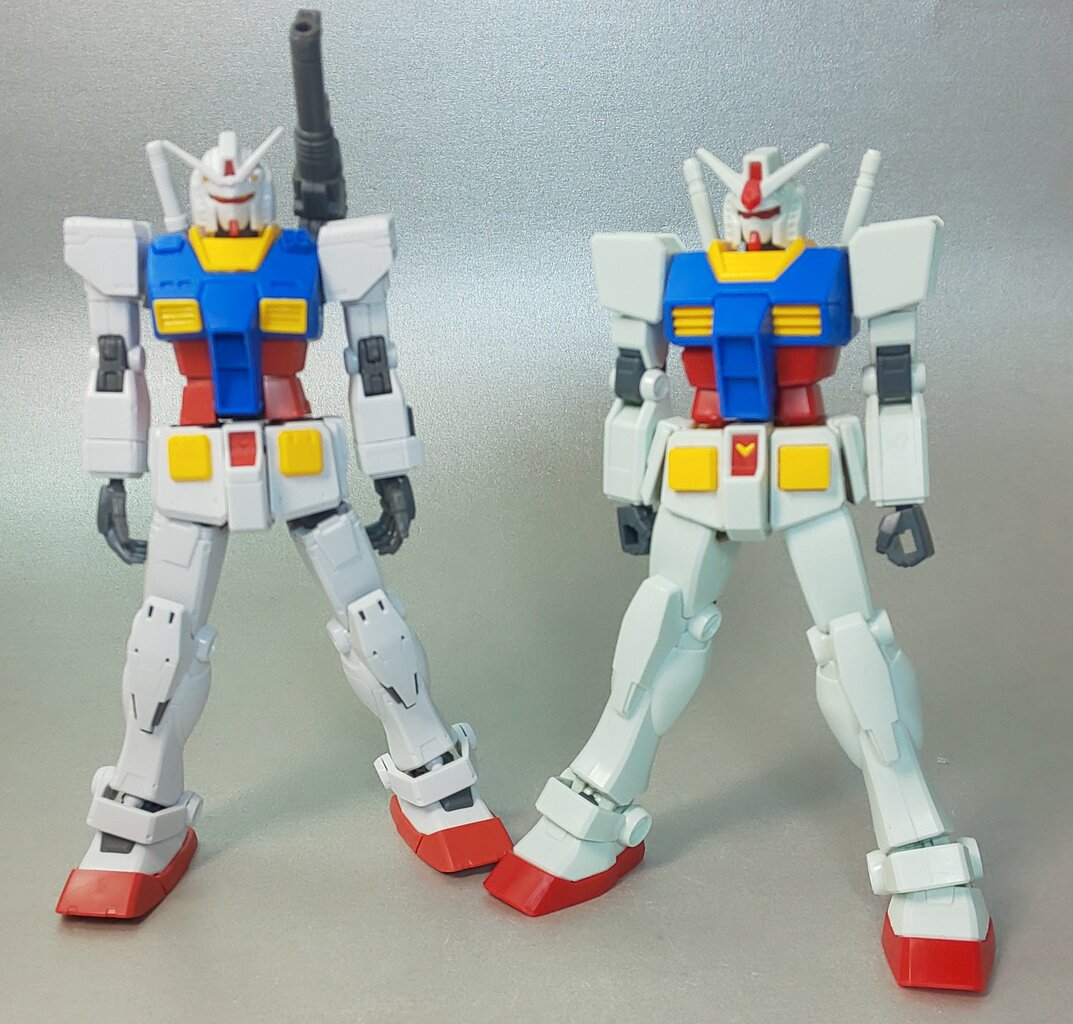 EG　ガンダム(素組み) EG RX-78-2ガンダム 素組み紹介 - 仁ちゃん家 ～ガンプラ作り