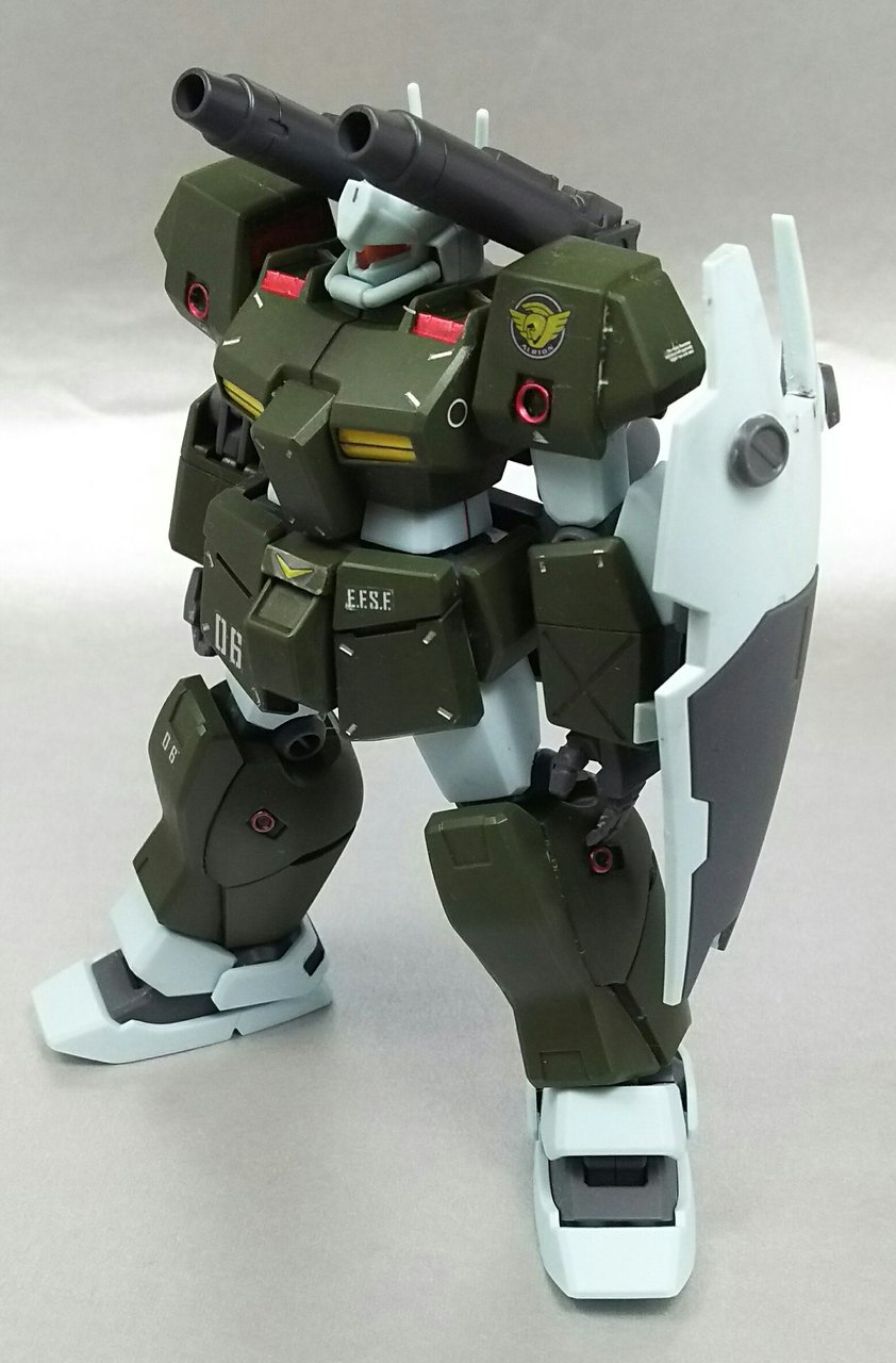 Hguc ジムキャノン 部分塗装編 シルバースミ入れで情報量増やしました 少しやかましいかな 蔦屋 つたや のプラモブログ Hguc ジムキャノン 部分塗装編 シルバースミ入れで情報量増やしました 少しやかましいかな 蔦屋 つたや のプラモブログ