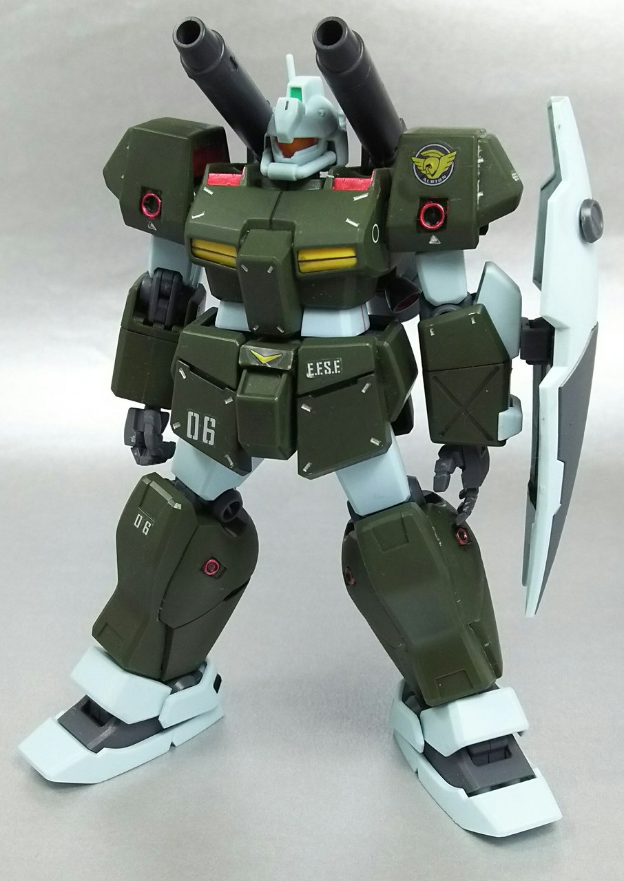 Hguc ジムキャノン 部分塗装編 シルバースミ入れで情報量増やしました 少しやかましいかな 蔦屋 つたや のプラモブログ Hguc ジムキャノン 部分塗装編 シルバースミ入れで情報量増やしました 少しやかましいかな 蔦屋 つたや のプラモブログ