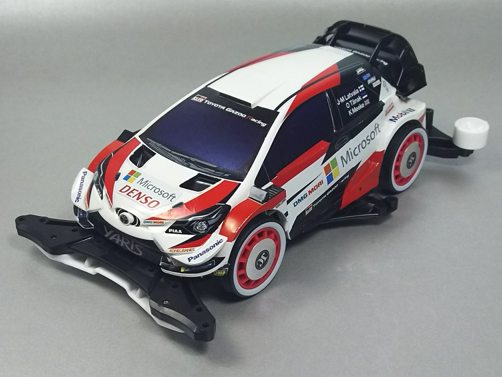 タミヤ　ヤリス　ボディ ボディ製作】TOYOTA GAZOO Racing WRT / Yaris WRC & au TOM'S