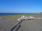 日本最北の鳴り砂浜