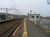 千歳線・上野幌駅ホーム