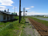 札沼線・下徳富駅ホーム