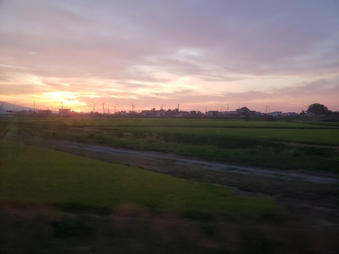 弘前１　夕暮れの風景