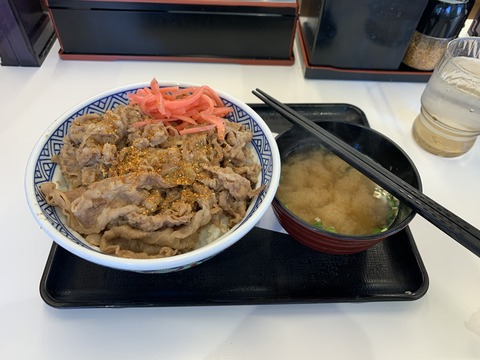 牛丼 ちゅちゅポン