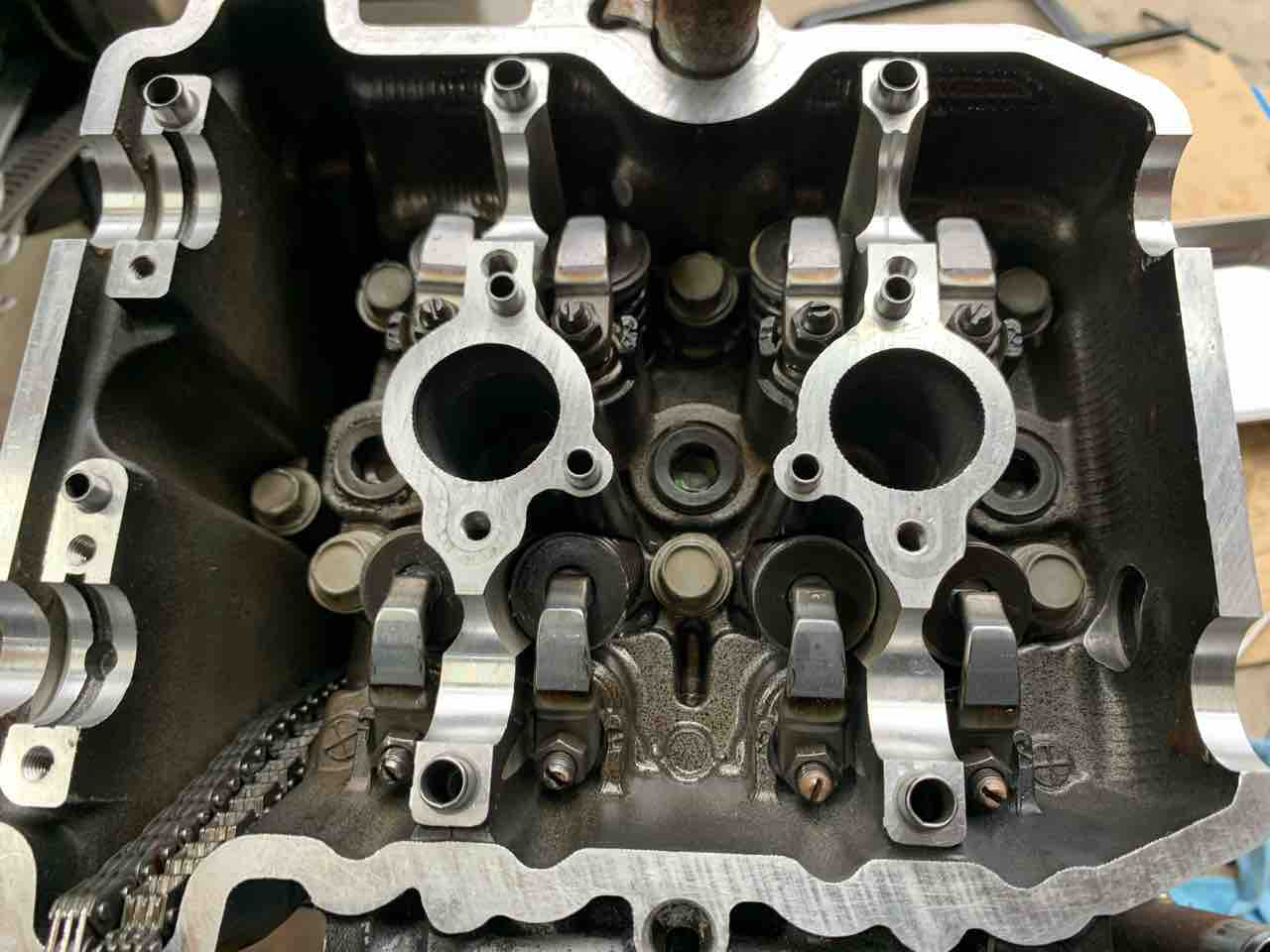 KH250 腰上　フルセット　シリンダー　ヘッド　ピストン　マニホールド　等 KH250 腰上 フルセット シリンダー ヘッド ピストン