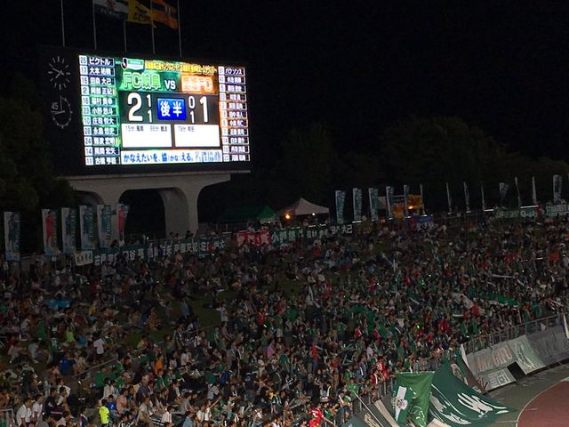 チームs Fc岐阜アンバサダー町音葉が試合前のfc岐阜女性サポーター愛称 ナガラジェンヌ 発表 ヘリからの空中始球式に参加 じゅりまとめ Ske48松井珠理奈関連まとめサイト