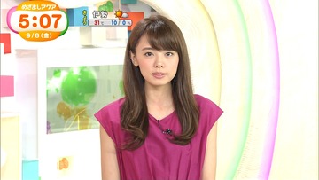 続・まいにち地上波 : 宮澤智 鈴木唯 伊藤弘美 篠原梨菜 170908めざましテレビ＆アクア（フジ）