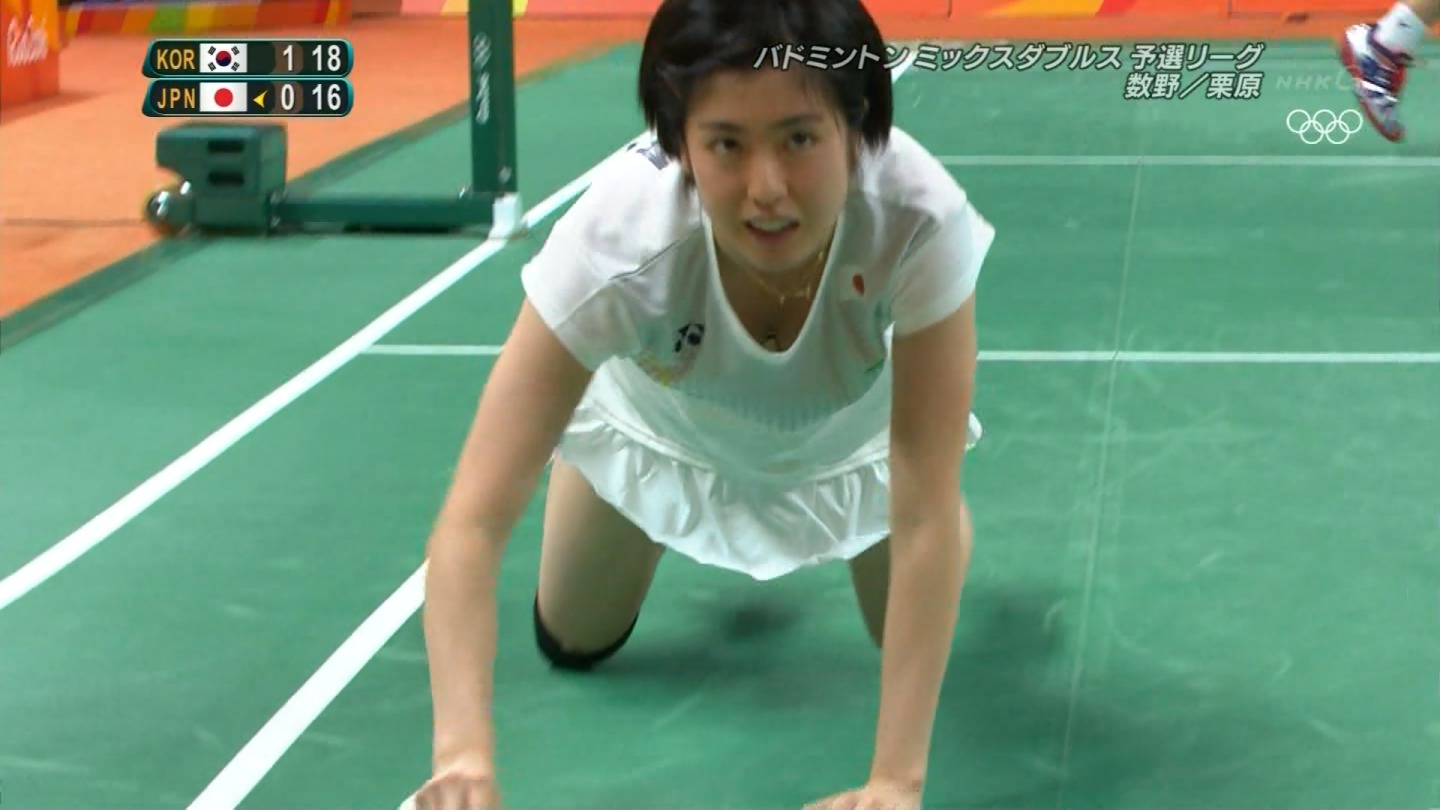 バドミントン・栗原文音選手のおっぱい・谷間等 160813リオ五輪 : まいにち地上波
