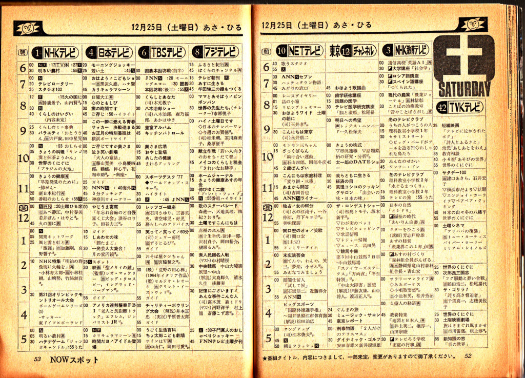 第18弾 創刊休刊栄枯盛衰 テレビ情報誌 ラジオ Fm情報誌年表 最新版 週刊テレビ というテレビ誌が名古屋で1958年 東京で1976年に創刊されていた Tvmania Livedoor Biz 第18弾 創刊休刊栄枯盛衰 テレビ情報誌 ラジオ Fm情報誌年表 最新版 週刊テレビ というテレビ誌が名古屋で1958年 東京で1976年に創刊されていた Tvmania Livedoor Biz