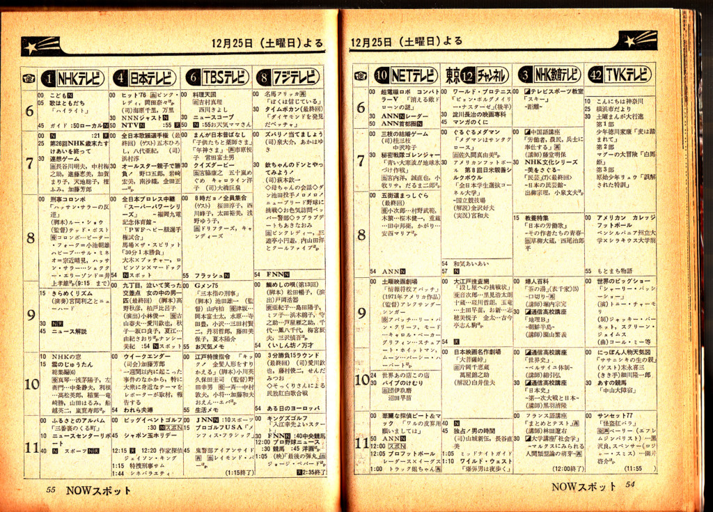 表 関西 番組