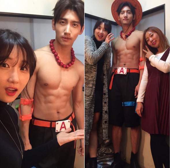 東方神起ラバウト Tvxq Roundabout チャンミン ハロウィンで私利私欲の腹筋 ワンピースのエースになる