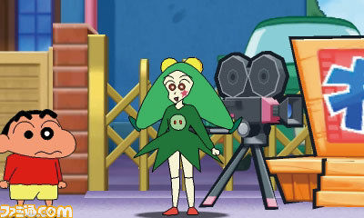 ゲーム クレヨンしんちゃん 嵐を呼ぶ カスカベ映画スターズ 映画21作品の名場面を 撮エイガ しよう ゲームの杜