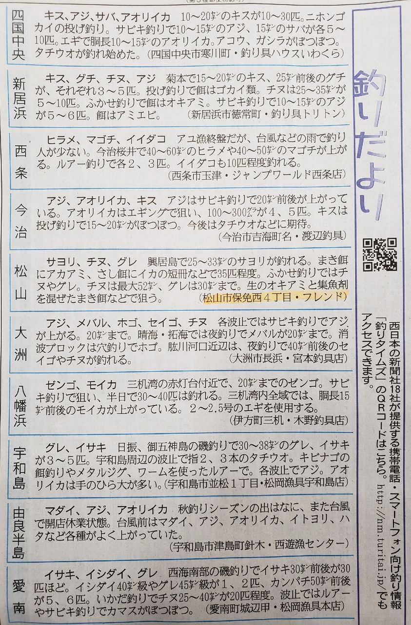 台風が接近中です お気を付けください 釣具のフレンド 釣り力ｕｐ 最新情報