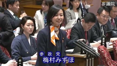 参政党 梅村みずほ