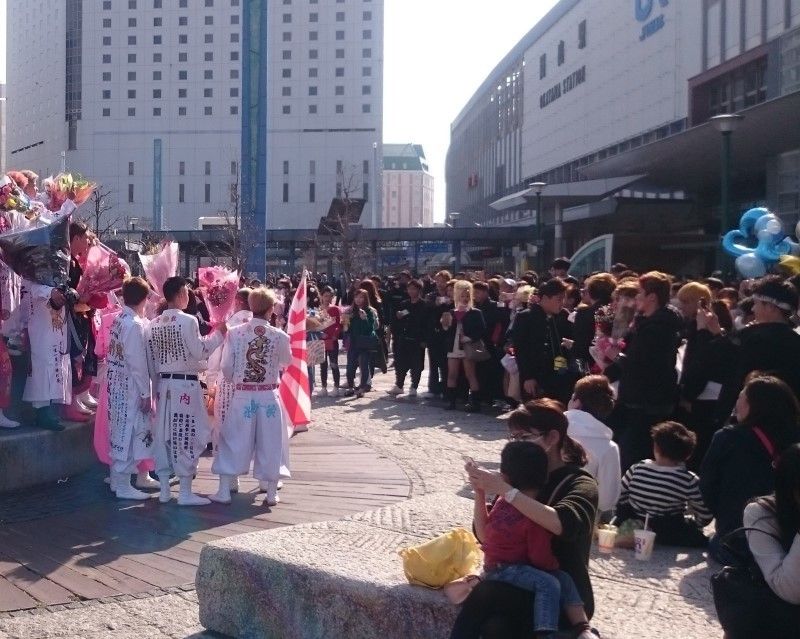 いのちをだいじに 岡山駅前で 特攻服 を着た中学生を補導 ついっちゃが いのちをだいじに 岡山駅前で 特攻服 を着た中学生を補導 ついっちゃが