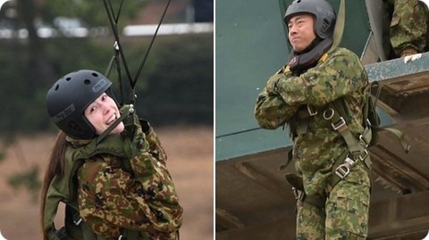 小野田紀美、小泉進次郎両氏 戦争の訓練か