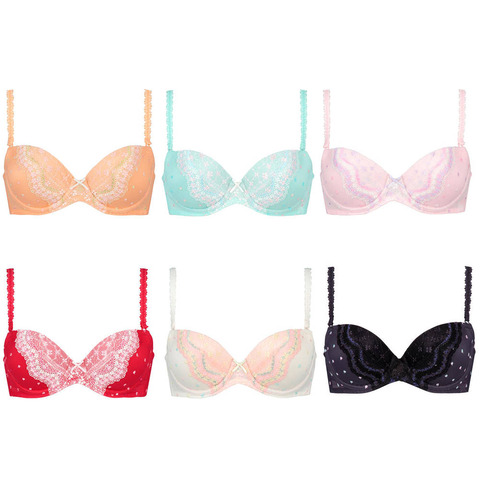 トリンプ 夢みるブラ エアリーさららブラ＆ショーツセットE75-M