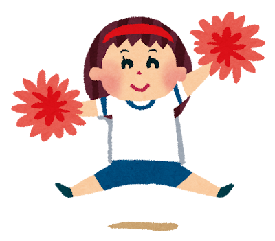 undoukai_ouen_girl_red