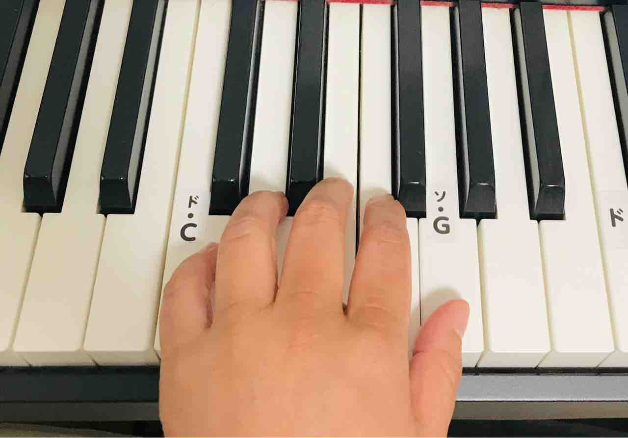 ピアノ鍵盤は触りながら移動するのがコツ 大人ピアノ つい ピアノ日記