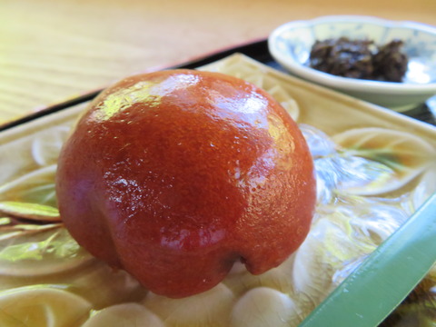 黒糖饅頭(馬立本陣)＆お茶の葉の佃煮