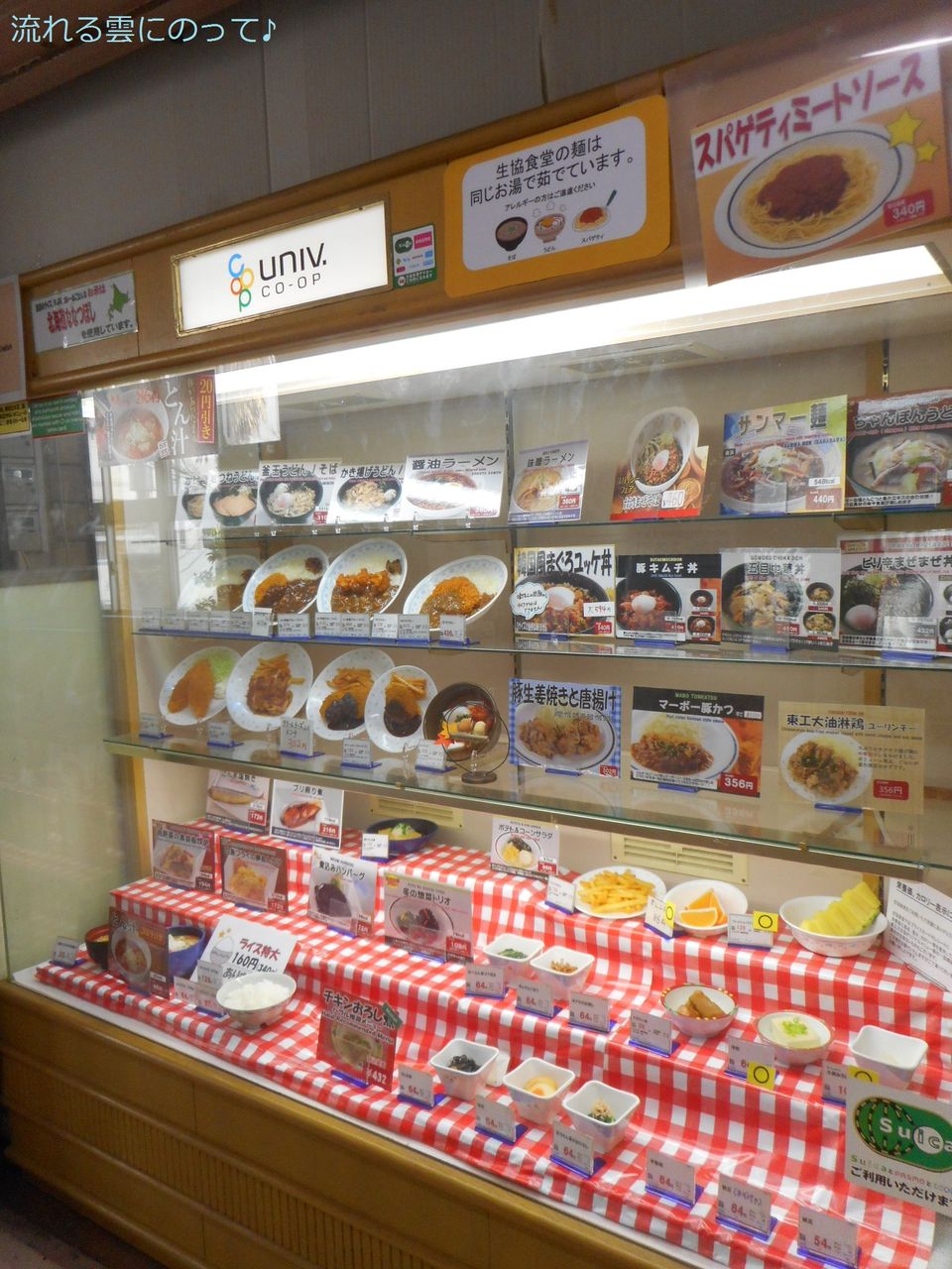 東工大生協食堂 流れる雲にのって 東工大生協食堂 流れる雲にのって