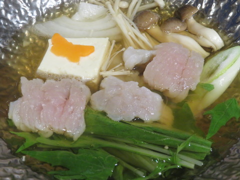 鱧すき鍋