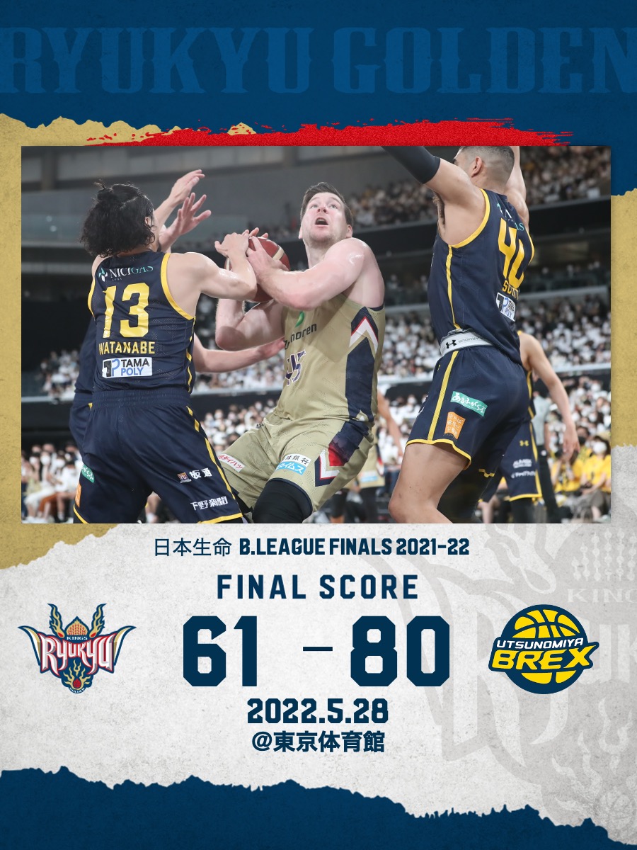 琉球ゴールデンキングス 22年5月28日 土 ツイ速まとめ