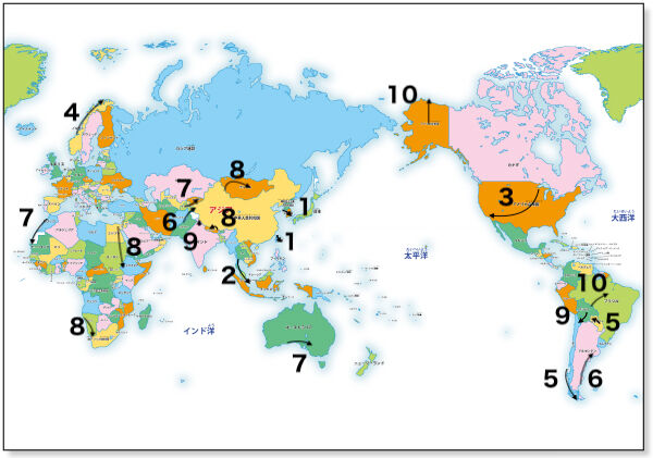 世界地図