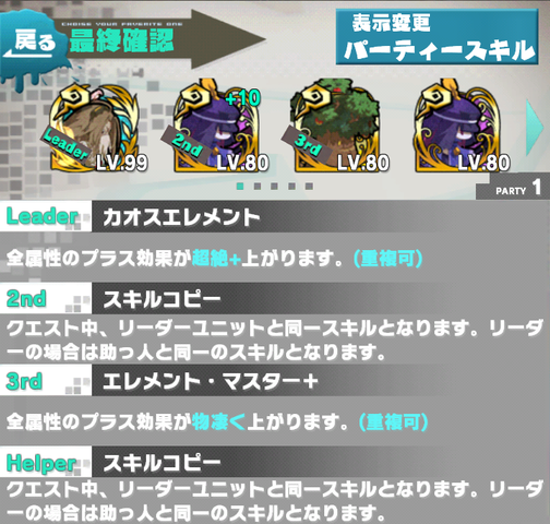 パーティー構成 ろーどらおんりーあごぶろぐ パーティー構成 ろーどらおんりーあごぶろぐ