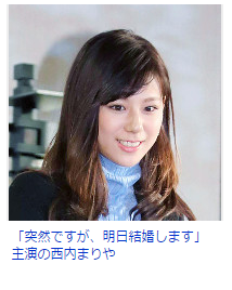 2017 月9 西内まりや 「突然ですが～」 歴代月曜9 時ドラマ史上最低視聴率更新になるのか？