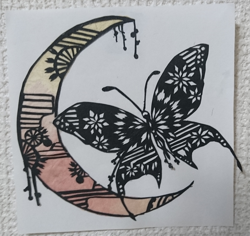 和風切り絵に挑戦 Tyju自分雑記 和風切り絵に挑戦 Tyju自分雑記