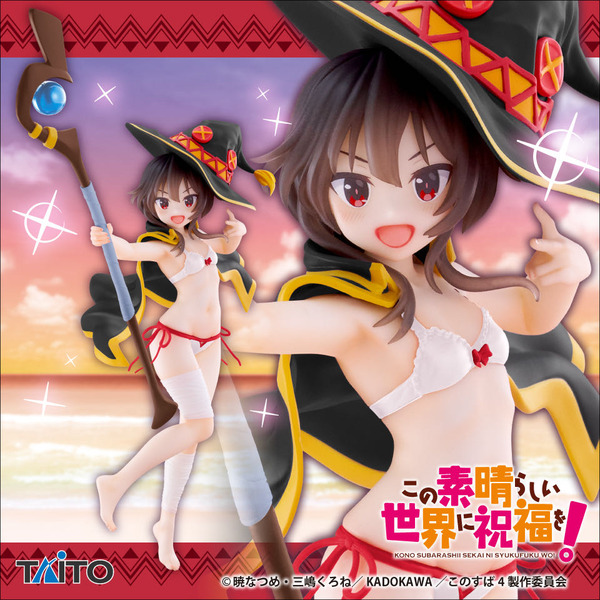 【画像】『このすば』の「めぐみん」、どう見ても下着の水着フィギュアが登場する