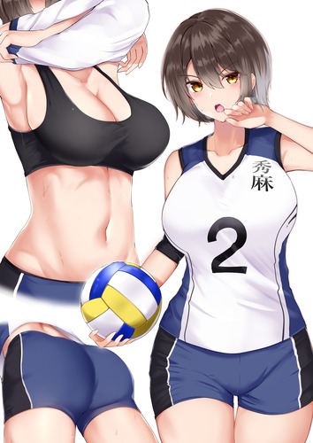 【画像】 「女子バレー部」とかいうこの世で1番エ□い部活